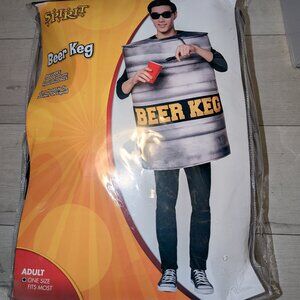 Beer Keg Dispenser Funny Adult Halloween Costume NEW - One Size Fits Most